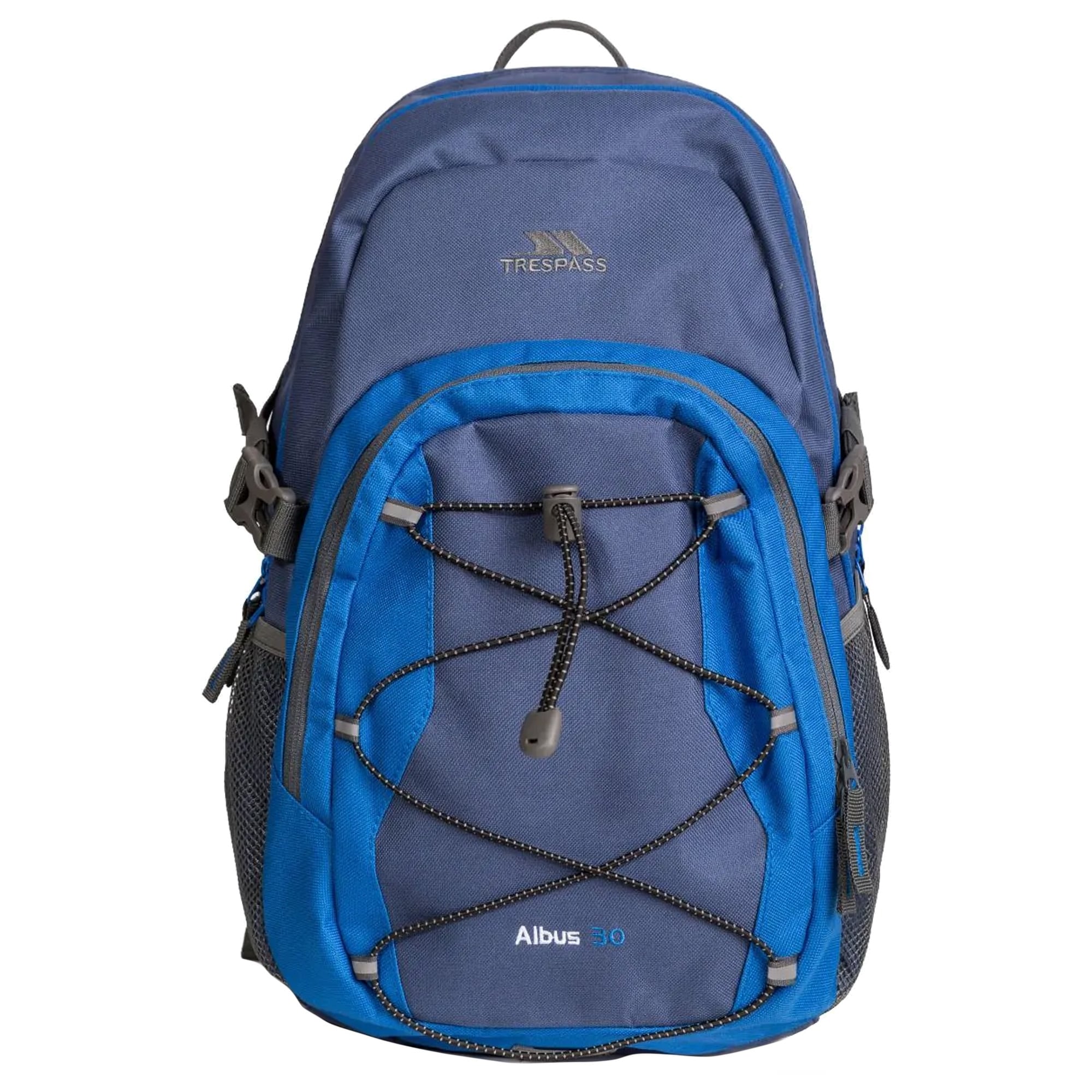 Trespass Albus 30 Litre Casual Rucksack/Backpack | Blue | Electric Blue | One Size | 1