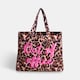 image 4 of OHS Out of Office Beach Bag with Pouch Towelling Shoulder Tote Bag