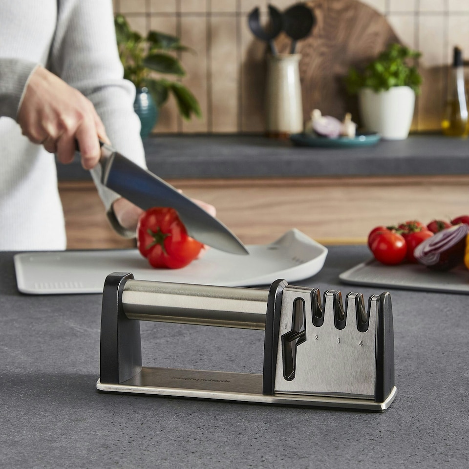 image 1 of Morphy Richards 4 in 1 Knife Sharpener