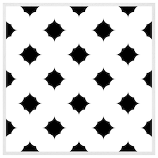 Star ornament (Picture Frame) White | M