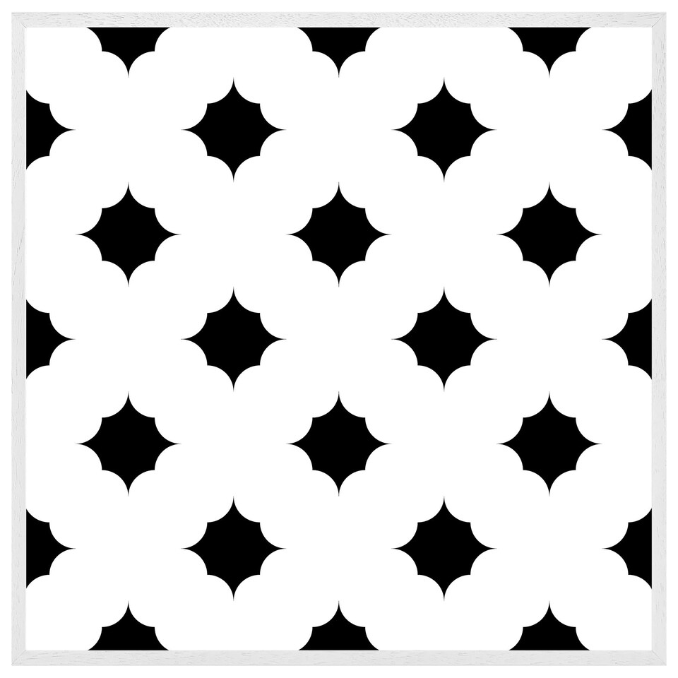 image 1 of Star ornament (Picture Frame) White | M