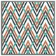 image 4 of Coloured geometric zig zag (Picture Frame) Brown | Oak | XS