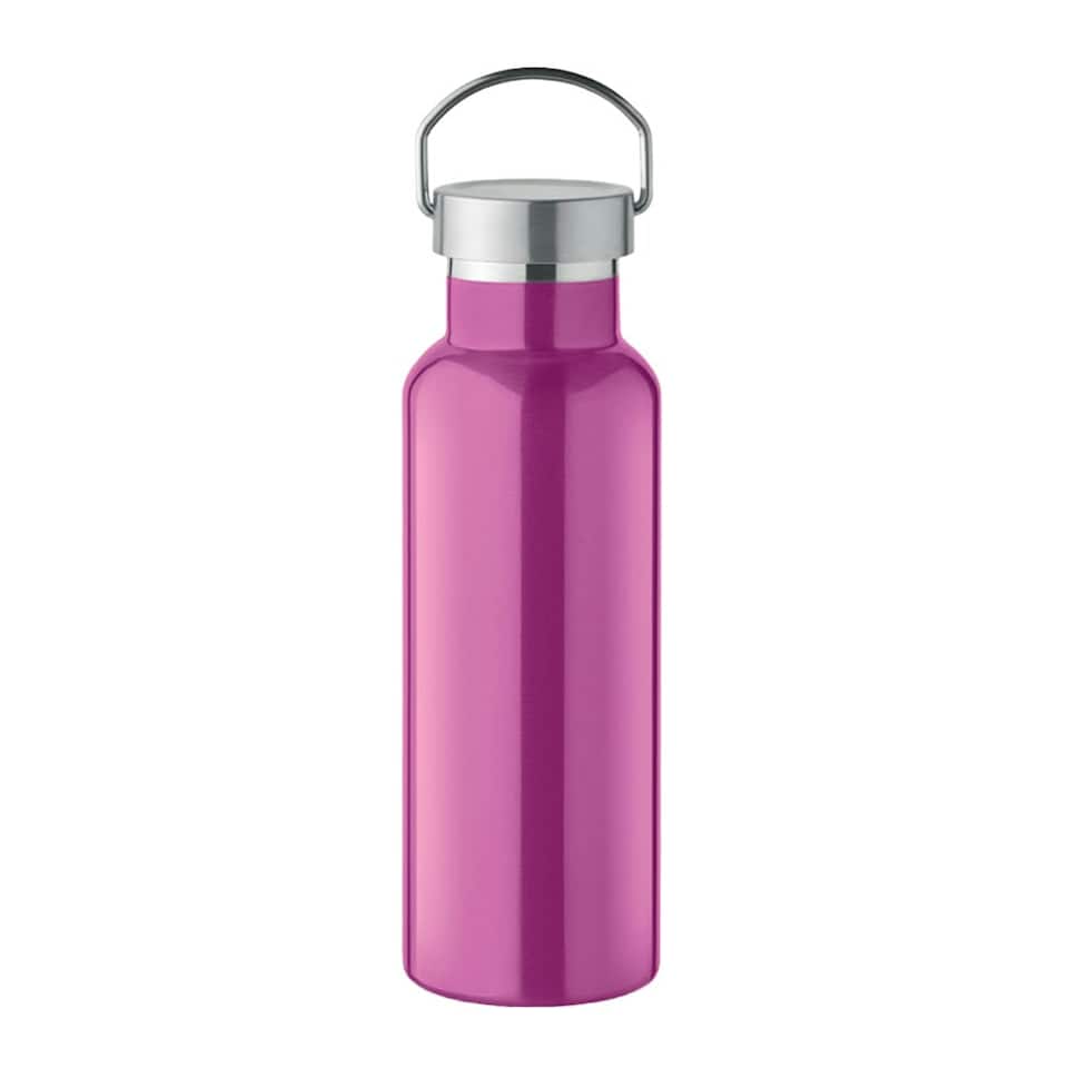 image 1 of MidOcean Florence Double-Walled 500ml Bottle - Fuchsia - One Size Pink | One Size