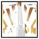 image 2 of Art deco skyscraper (Picture Frame) Grey | L