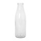 image 4 of Argon Tableware Glass Water Bottles with Metal Lids - 960ml - Pack of 6 Clear | One Size
