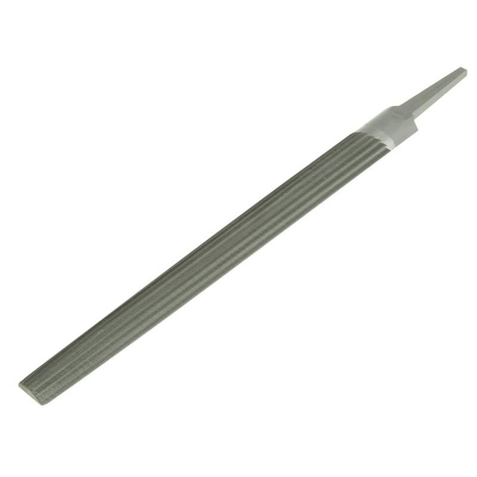 Bahco Half-round Smooth Cut File, Unhandled - Multi Colour - 250mm (10in)