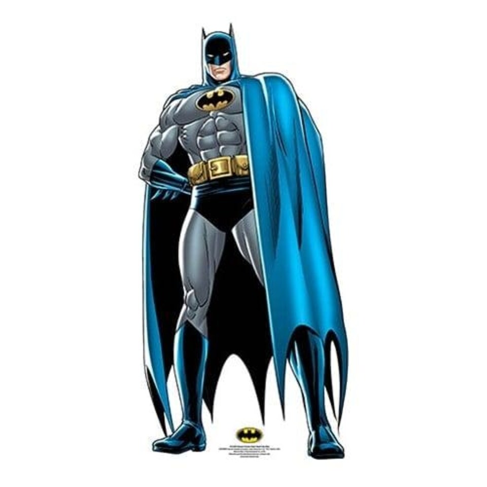 image 1 of Batman Comic Book Style DC Comics Star Mini Cardboard Cutout 92cm