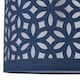 image 6 of Set of 2 Navy Blue Laser Cut 15.5cm Table Lamp Shades | Blue | Small | 2