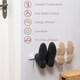 image 8 of HOMCOM Wall Mounted Electric Shoe Dryer Shoe Warmers for Boots 2 Pairs White