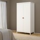 image 6 of Barcelona Wardrobe with 2 Doors in White