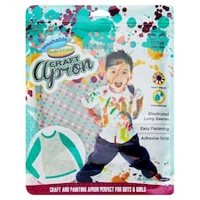 Washable 35x40cm Craft And Painting Apron For 1-5 Years by World of Colour