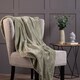 image 3 of Extra Soft Warm Large Luxury Thermal Fleece Throw Blanket - 180 x 200 cm | Green | Sage | One Size | 1