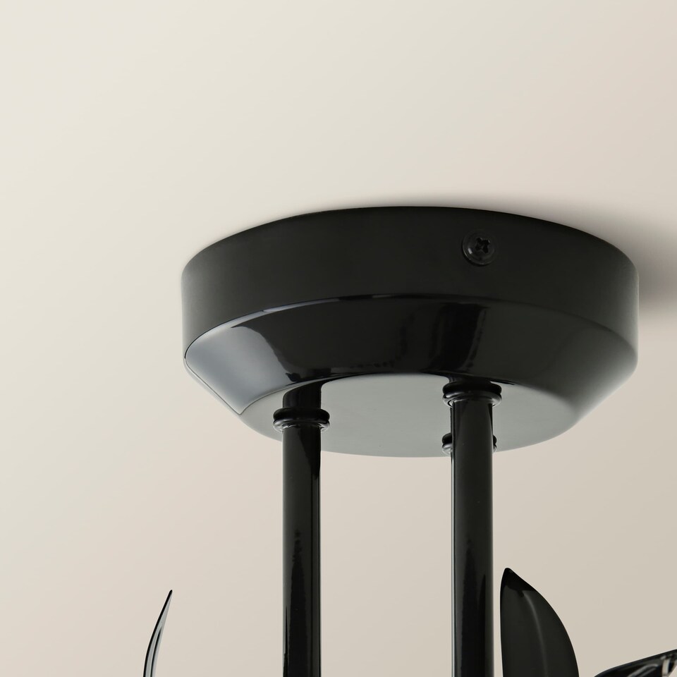 image 1 of ValueLights Odelia 3 Way Black Ceiling Light Chandelier | Black