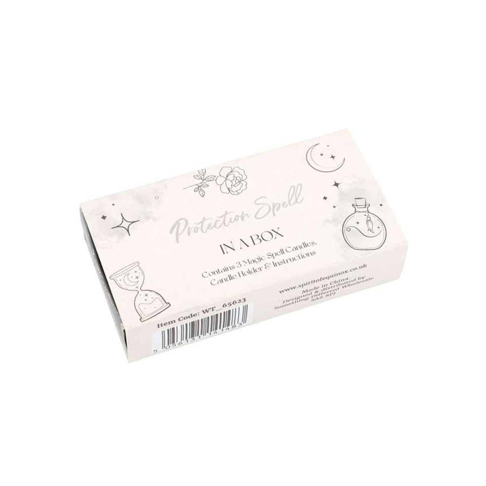 image 1 of Something Different Magic Protection Spell Candle - Grey - One Size