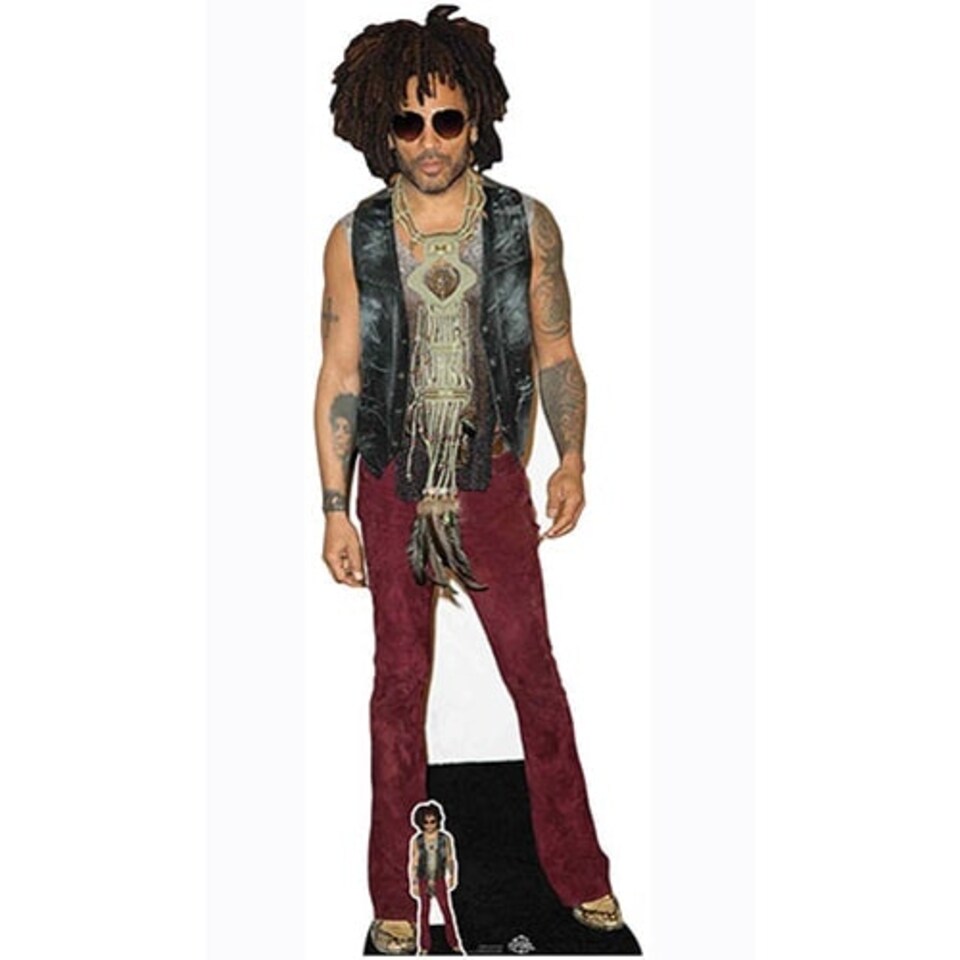 Lenny Kravitz Red Jeans Lifesize Cardboard Cutout 178cm