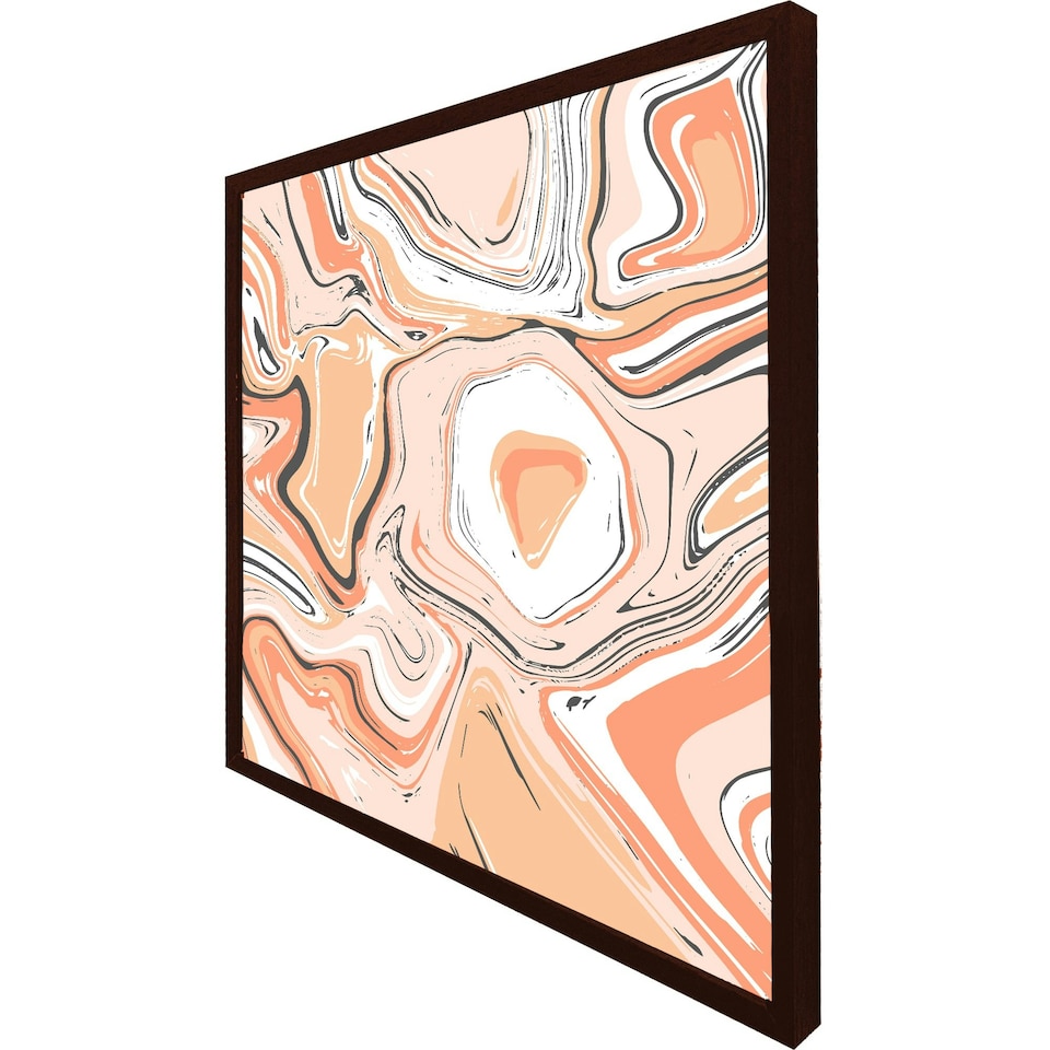 image 1 of Pink marble (Picture Frame) Brown | S