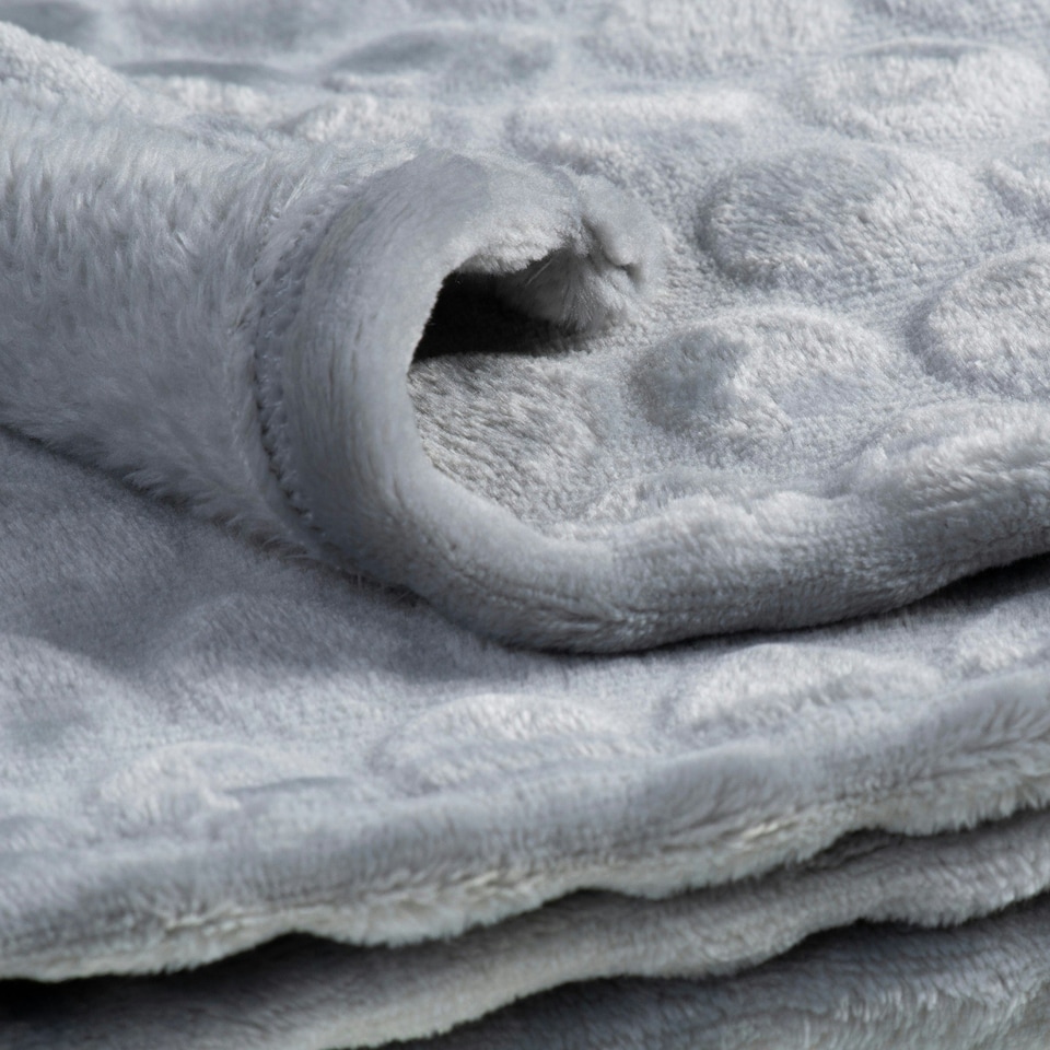 image 1 of Clair de Lune Marshmallow Pram Blanket - Grey