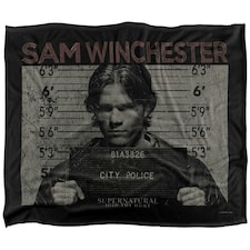 Supernatural Mugshot Sam Winchester Blanket - Multicoloured - One Size