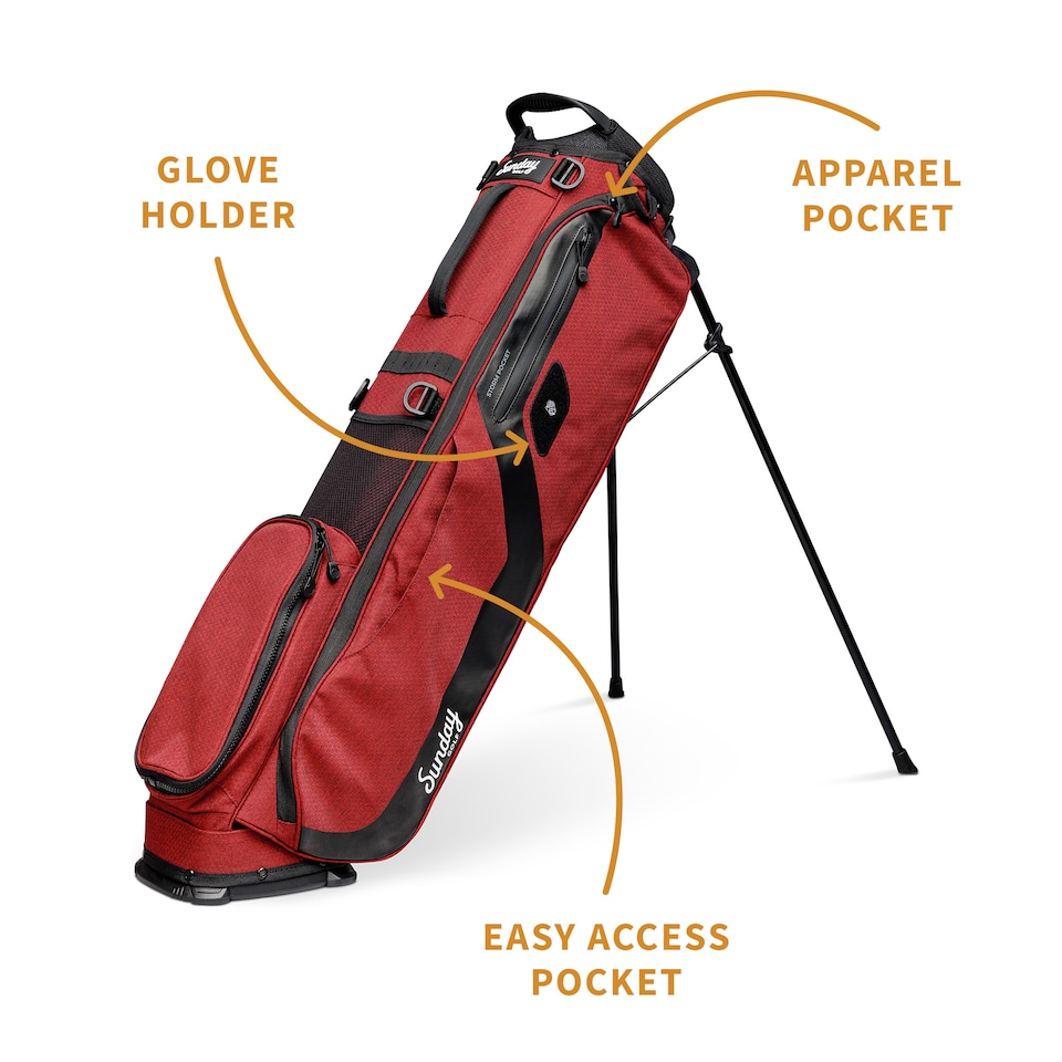 image 1 of El Camino Golf Bag - Ron Burgundy