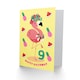 image 2 of Flamingo Fruit Fun Cartoon Age 9 Year Old Child Kids 9th Birthday Card