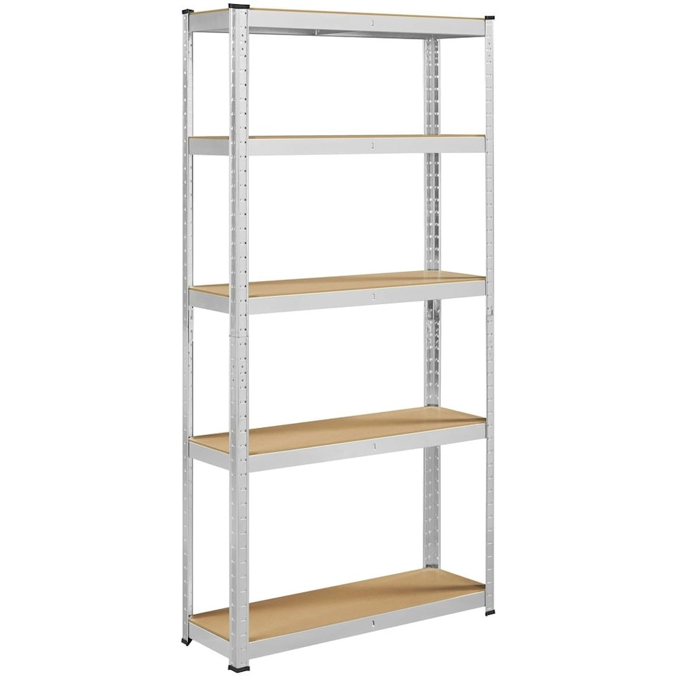 image 1 of Yaheetech 180 cm Tall 5-Shelf Steel Shelving Unit Storage Rack