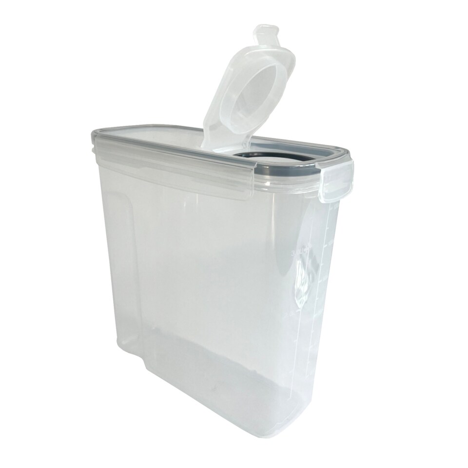 image 1 of 4pc Airtight Reusable Plastic Kitchen Food Storage Container Organiser Set