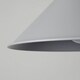 image 1 of ValueLights Retro Style Metal Ceiling Pendant Light Shade In Gloss Grey Finish