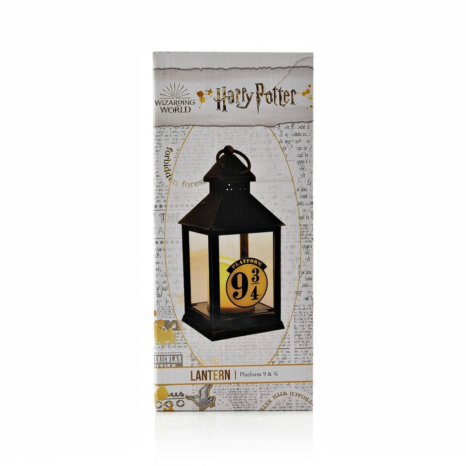image 1 of Harry Potter Light Up Lantern - Platform 9 3/4