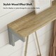 image 7 of VonHaus Ash Hall Grey Wall Mounted  Coat Hooks with Shelf Grey | One Size