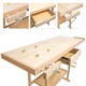 image 4 of Woodworking Bench - with 2 vices, spacious drawer, shelf