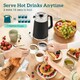 image 7 of HOMCOM 1.7L 3000W Rapid Boil Kettle and 4 Slice Toaster Set Crumb Tray Black