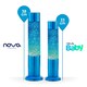 image 4 of Nova Baby Blue Glitter Lamp Blue
