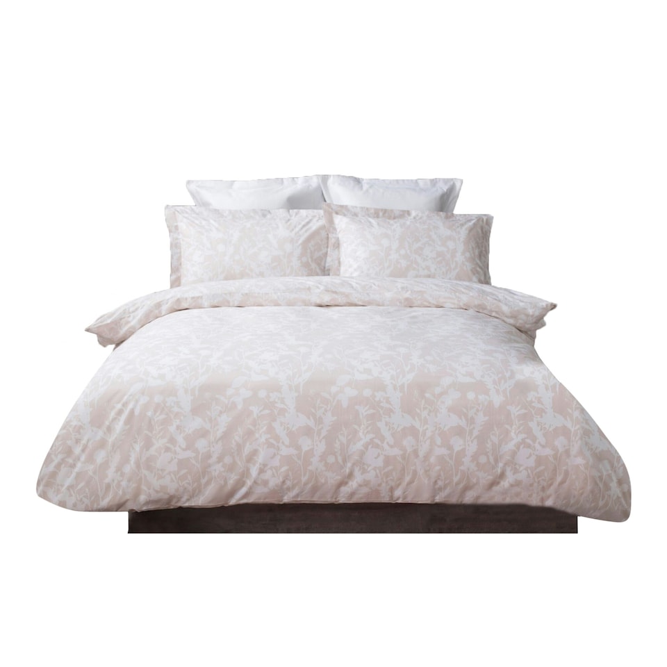 image 1 of Belledorm Rosie Duvet Cover Set - Pink - Superking