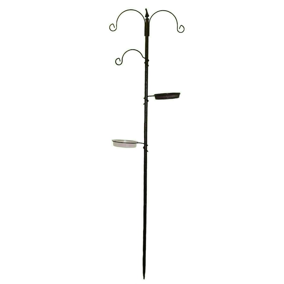 image 1 of Wild Bird Feeding Station Feeder Feed Station For Hanging Feeders Water Bath