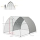 image 7 of PawHut Walk-In Chicken Run w/ Cover, for 8-12 Chickens, 3 x 3.8 x 2.2m