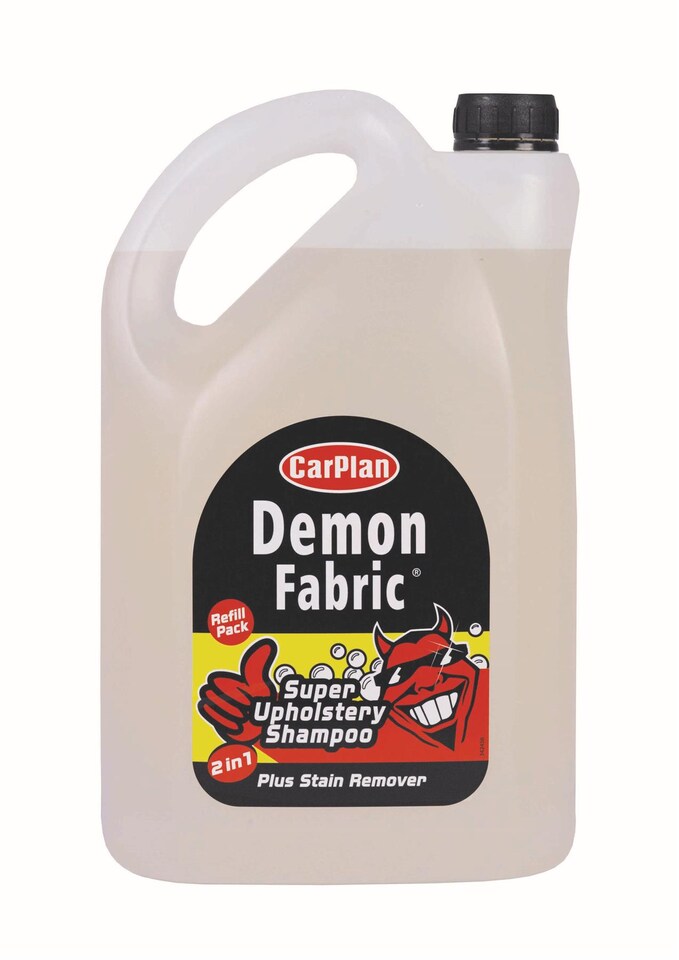 image 1 of Fabric Upholstery CarPlan Demon Fast Acting Super Shampoo Cleaner 5 Litre 5L