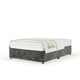 image 1 of Charcoal Chenille No Drawer Divan Base Single