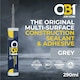 image 2 of OB1 Grey Multi-Surface Construction Sealant & Adhesive Silicone Pack of 2
