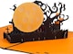 image 3 of Pumpkins With Witchlight Night 3D Pop Up Halloween Card