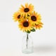 image 1 of Homescapes Handmade Sunflower Artificial Bouquet