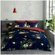 image 1 of Eden Floral Printed Duvet Cover Set Reversible Polycotton Beddings Multi | Double