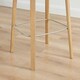 image 4 of Furniturebox Emy Oak Veneer Wooden Bar Chair