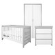image 1 of Tutti Bambini Modena 3 Piece Room Set - Grey Ash/White