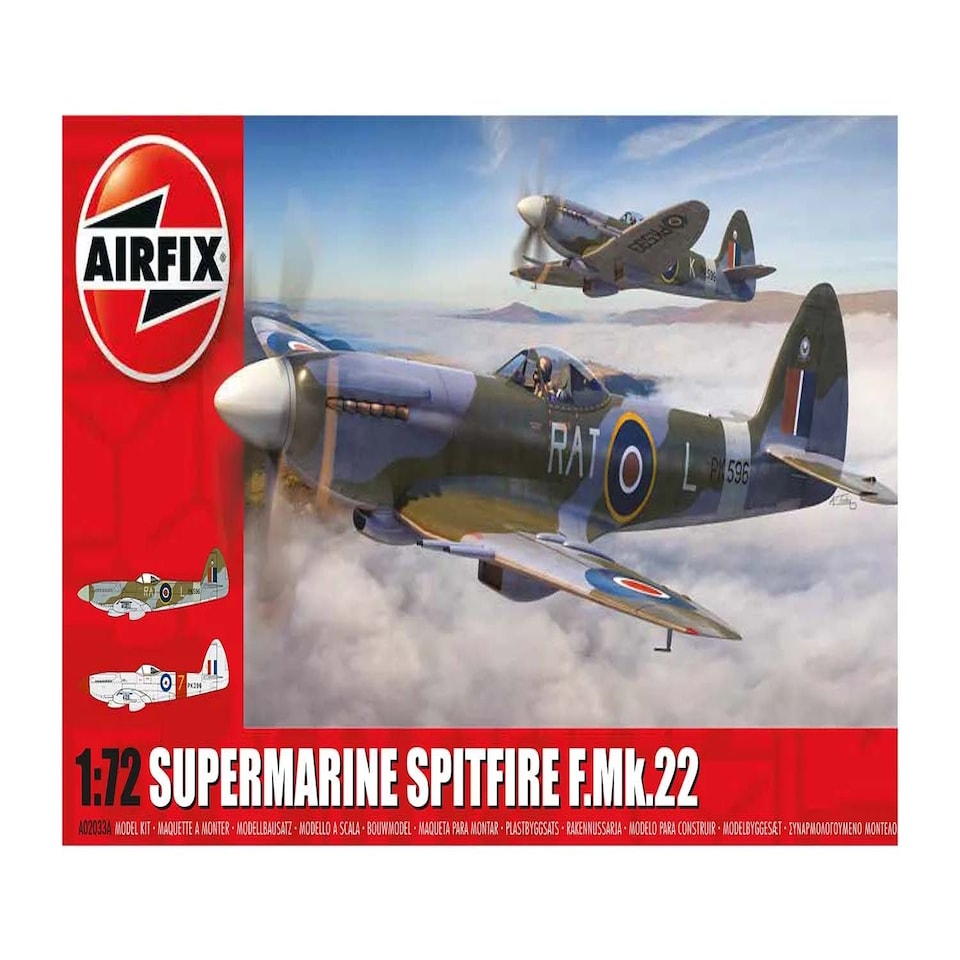 Airfix British Supermarine Spitfire F.22 (1:72 Scale)