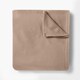 image 2 of OHS Teddy Fleece Soft Warm Plush Cosy Plain Dyed Throw Over Bed Blanket, 200x240cm Brown | Mocha
