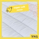 image 7 of Snug Just Right Mattress Topper White | Single