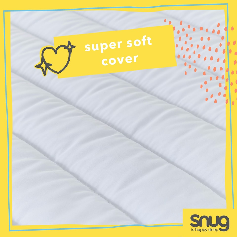 image 1 of Snug Just Right Mattress Topper White | Single
