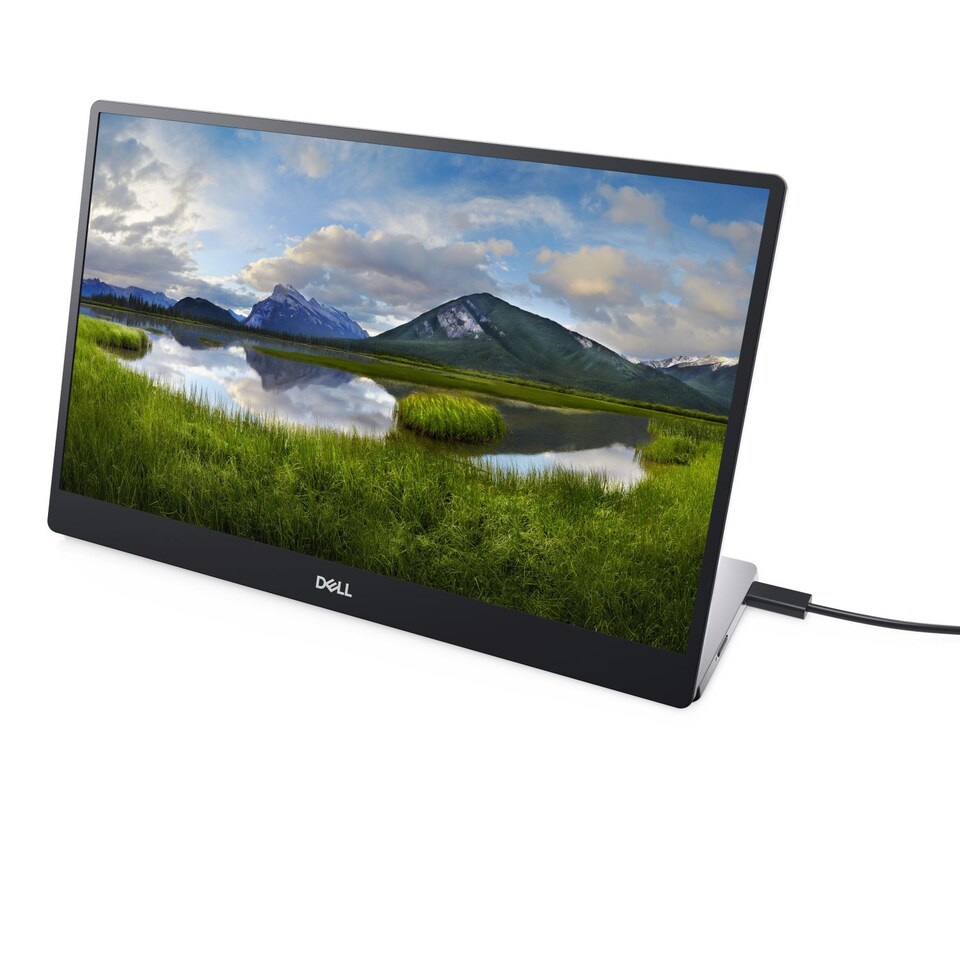 image 1 of DELL P Series P1424H computer monitor 35.6 cm (14") 1920 x 1080 pixels Full HD LCD Grey