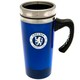 image 1 of Chelsea FC Official Aluminium Travel Mug - Blue - One Size