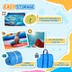 image 8 of Outsunny Kids Bouncy Castle w/ Slide Water Pool Climbing Wall & Trampoline